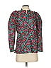 J.Crew Collection 100% Cotton Floral Green 3/4 Sleeve Blouse Size XS - photo 1