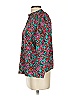 J.Crew Collection 100% Cotton Floral Green 3/4 Sleeve Blouse Size XS - photo 5