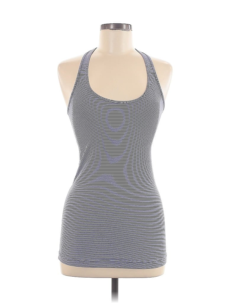 Pre-owned Lululemon Athletica Tank Top Gray Halter Neckline Tops