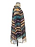 Lavender Brown 100% Polyester Print Teal Blue Casual Dress Size XS - photo 4