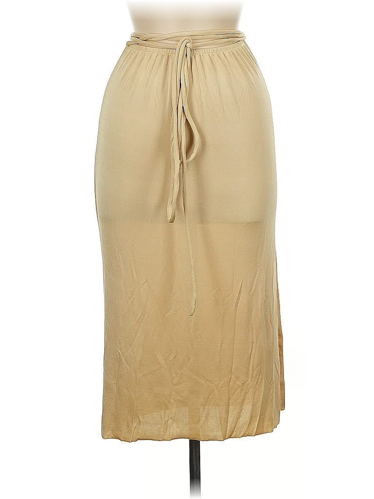 Pre-owned Danielle Bernstein Casual Skirt In White