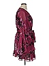 City Chic 100% Polyester Burgundy Cocktail Dress Size 16 - photo 4