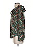 J.Crew Collection 100% Silk Green Long Sleeve Silk Top Size XS - photo 5