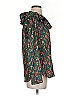 J.Crew Collection 100% Silk Green Long Sleeve Silk Top Size XS - photo 4