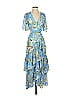 Tanya Taylor Blue Cocktail Dress Size 2 - photo 1