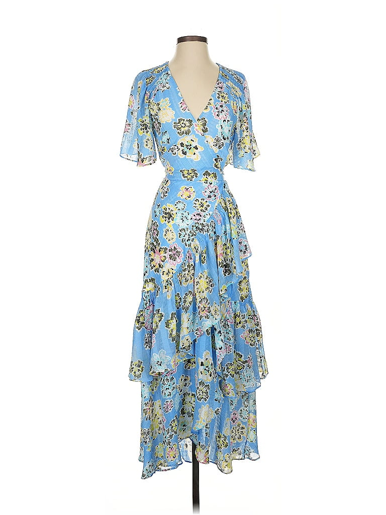 Tanya Taylor Blue Cocktail Dress Size 2 - photo 1