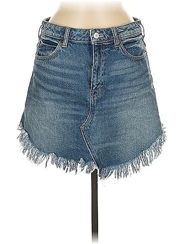 We the Free Denim Skirt (view 1)