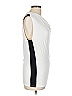 Bisou Bisou Color Block White Sleeveless T-Shirt Size M - photo 4