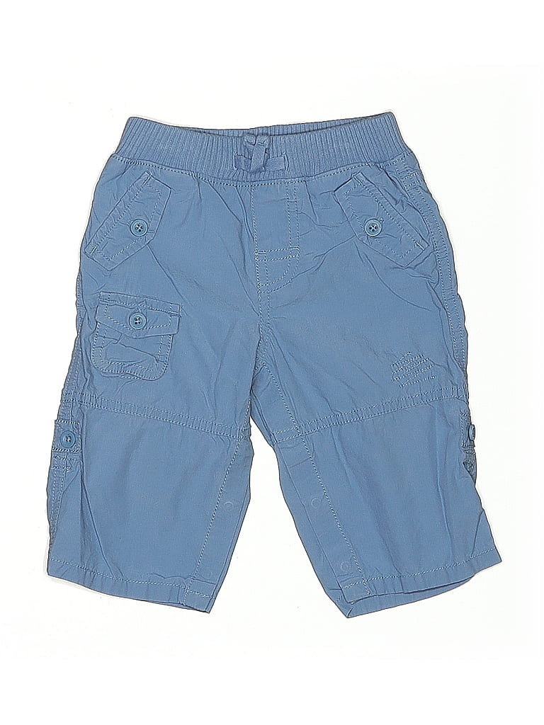 Baby Gap 100% Cotton Blue Cargo Pants Size 6-12 mo - photo 1