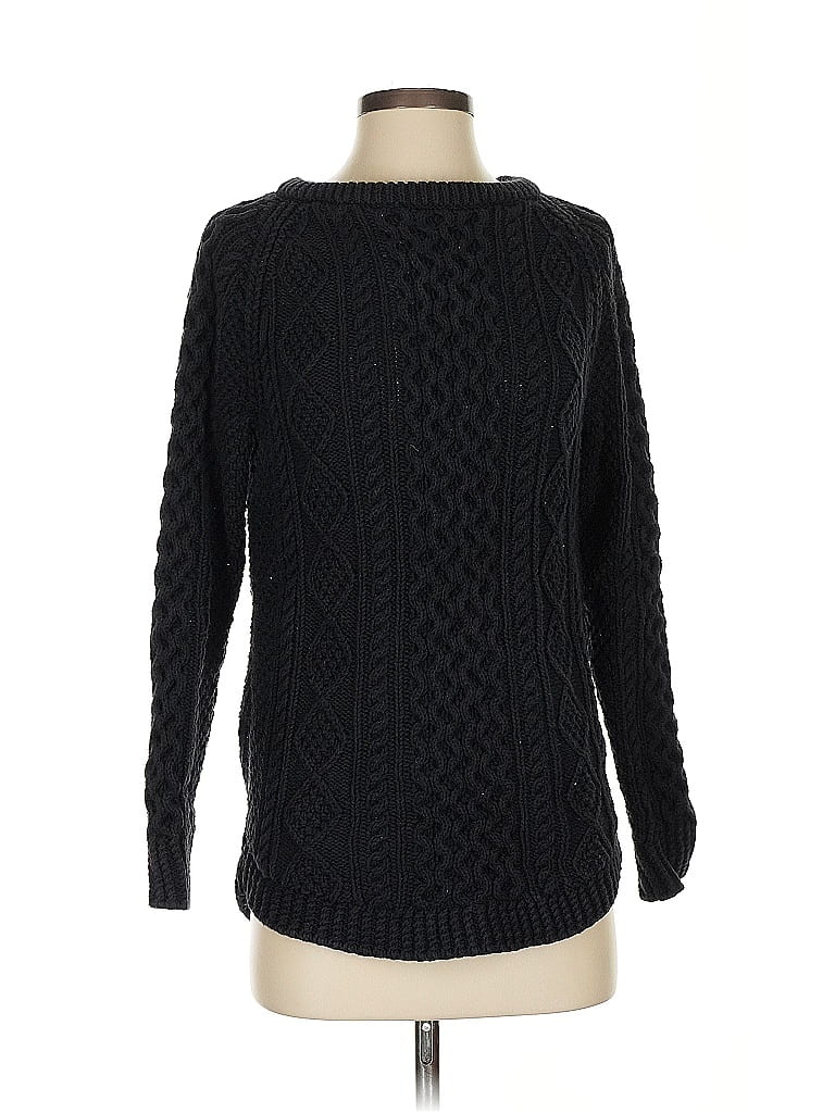 L.L.Bean Signature 100% Cotton Black Pullover Sweater Size XS - photo 1