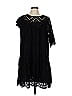 Eri + Ali 100% Cotton Black Casual Dress Size M - photo 1