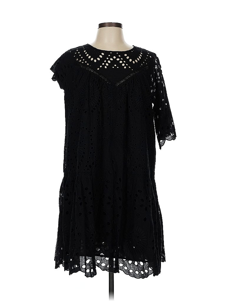 Eri + Ali 100% Cotton Black Casual Dress Size M - photo 1