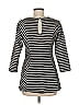 A Pea in the Pod Stripes Black Casual Dress Size M - photo 2