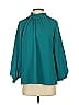 Sail to Sable 100% Polyester Teal 3/4 Sleeve Blouse Size S - photo 1