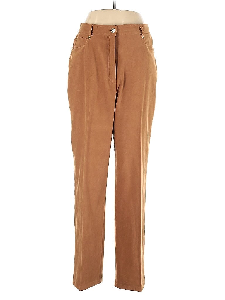 St. John Sport Brown Casual Pants Size 12 - photo 1
