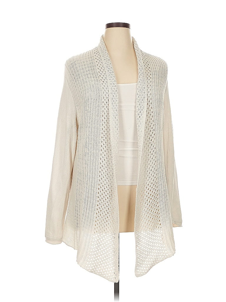 89th & Madison Ivory Cardigan Size 1X - photo 1