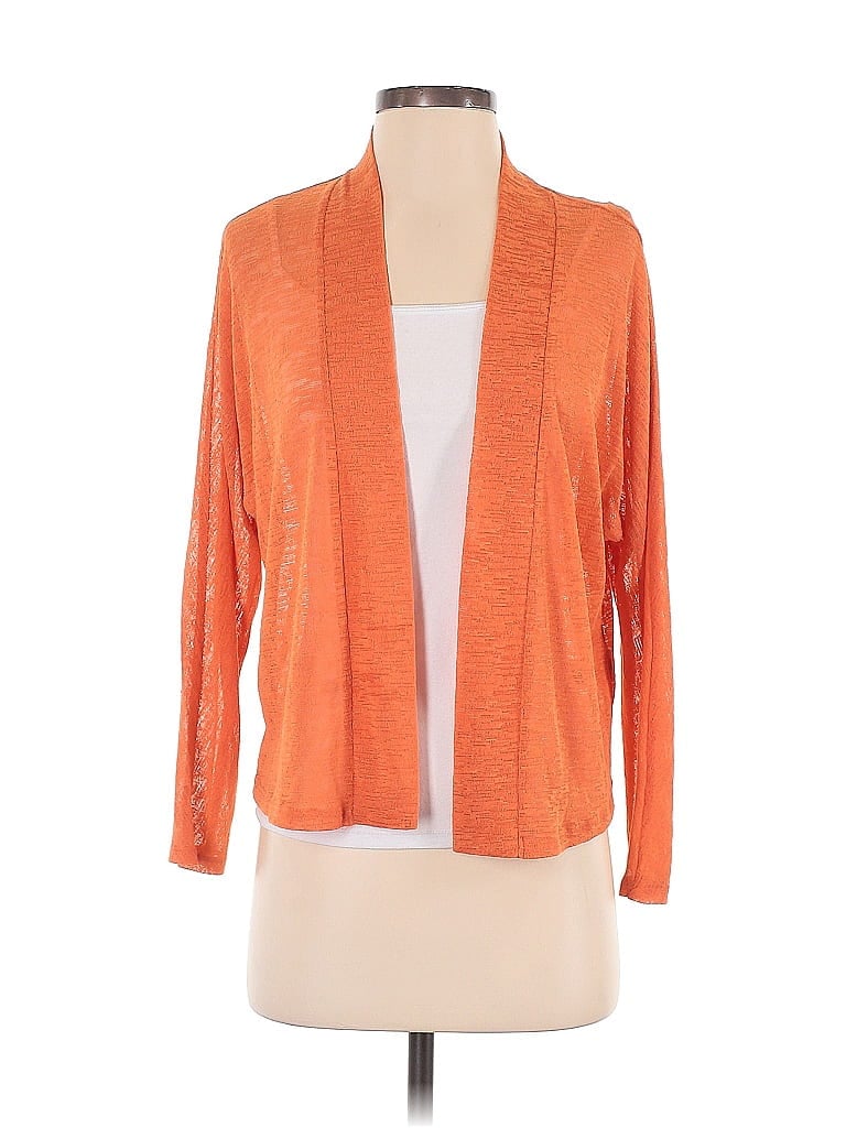 Kasper Orange Cardigan Size S - photo 1
