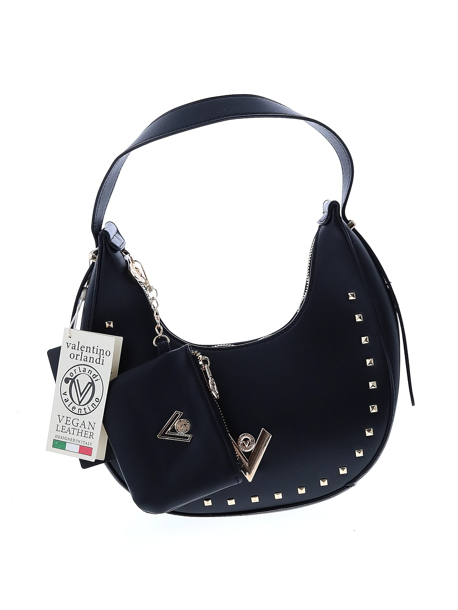 Valentino Orlandi Blue Black Hobo One size