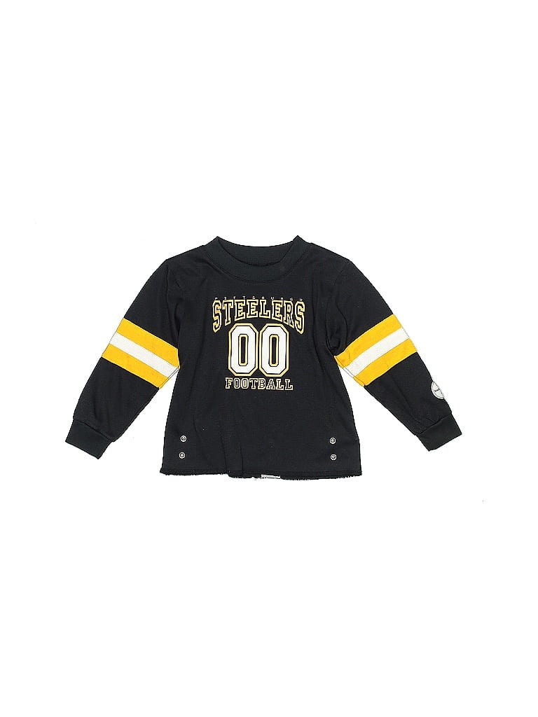NFL 100% Polyester Black Long Sleeve T-Shirt 18-24 MO / 24 MO - photo 1