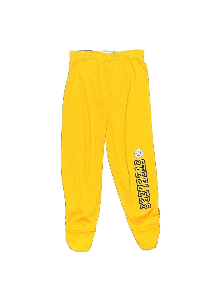 NFL 100% Polyester Yellow Casual Pants 18-24 MO / 24 MO - photo 1