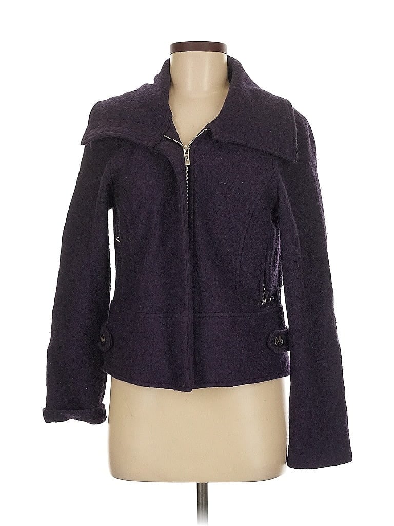 For Cynthia 100% Wool Purple Jacket Size M - photo 1