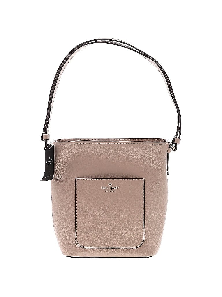Kate Spade New York 100% Leather Gray Tan Leather Crossbody Bag One size - photo 1