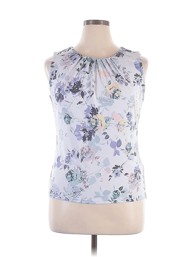 Calvin Klein Rich Purple Silky Blouse