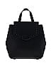 DKNY 100% Leather Solid Black Leather Backpack One size - photo 1