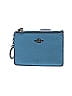 Coach Blue Leather Card Holder One size - photo 1
