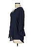 Collective Concepts 100% Polyester Blue 3/4 Sleeve Blouse Size L - photo 5