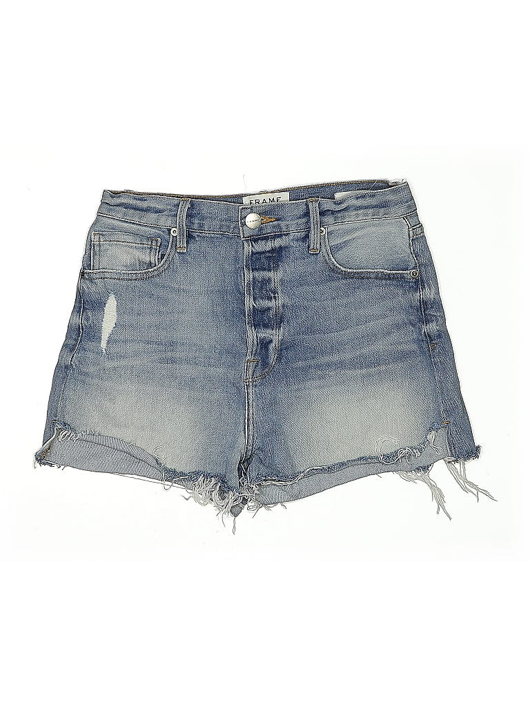 Pre-owned Frame Denim Shorts In Blue