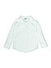 Jacadi 100% Cotton Solid Teal Long Sleeve Button-Down Shirt Size 3 - photo 1