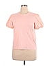 A.L.C. 100% Cotton Pink Short Sleeve Top Size XL - photo 1
