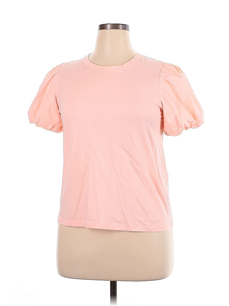 A.L.C. 100% Cotton Pink Short Sleeve Top Size XL - photo 1