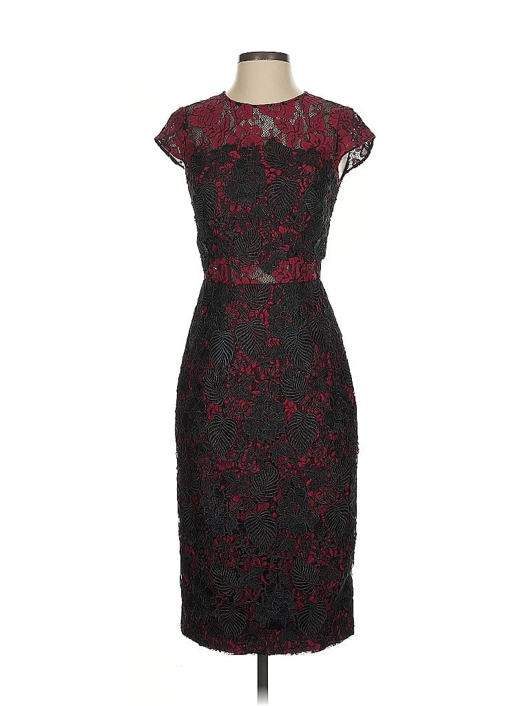 ML Monique Lhuillier Black Cocktail Dress Size 2 - photo 1
