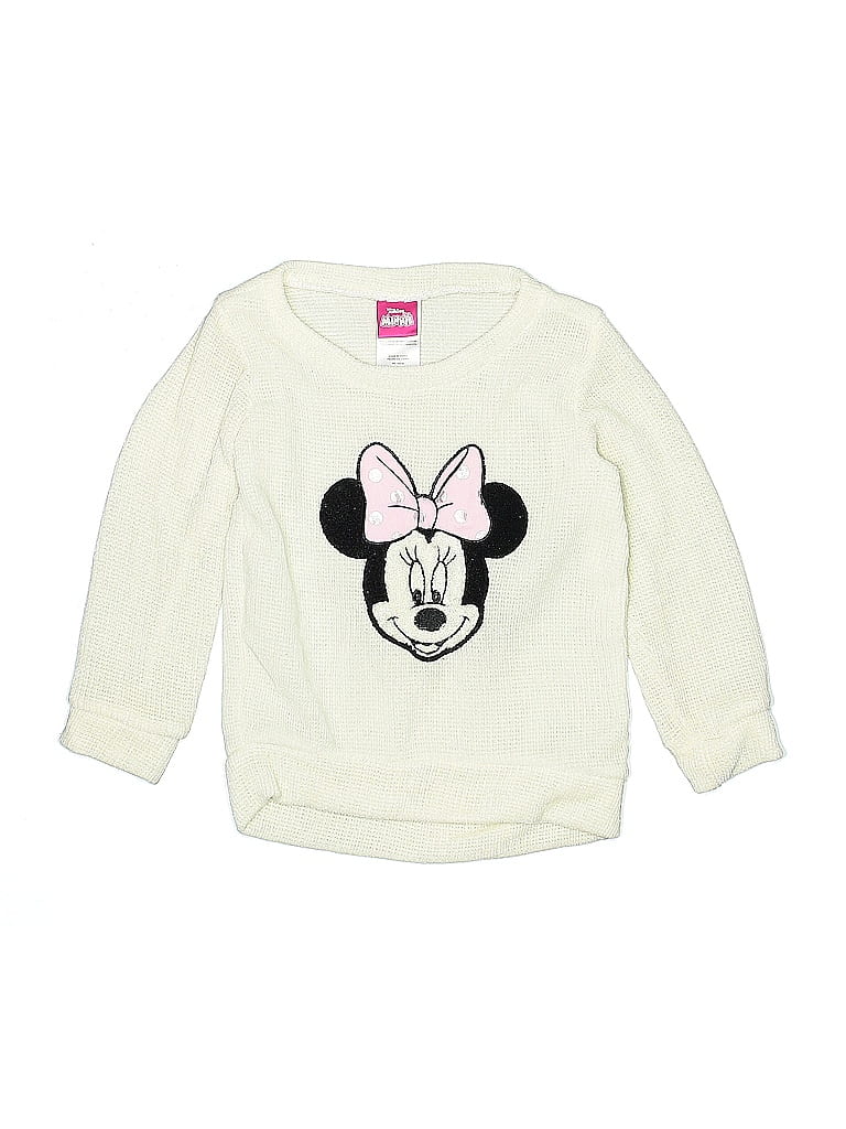 Disney 100% Polyester Ivory Sweatshirt Size 4T - photo 1
