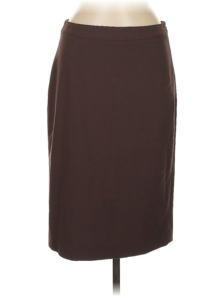 Pre-owned Moda International Formal Skirt In Brown