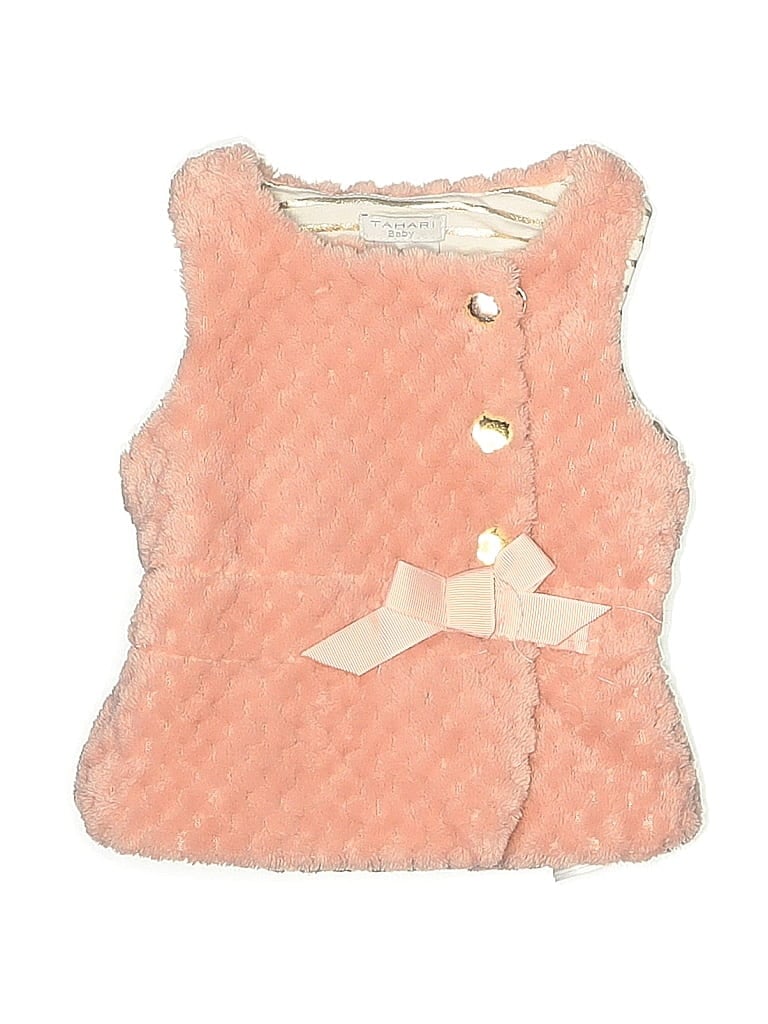 Pre-owned Tahari Babies' Sweater Vest In Pink