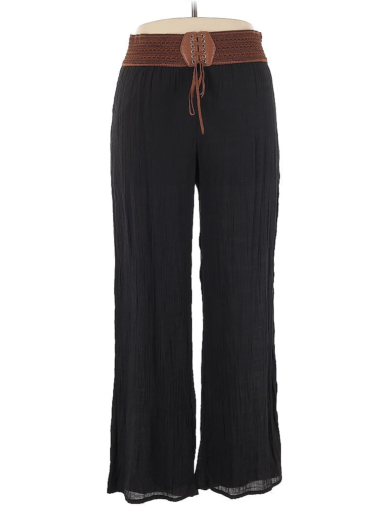 rue21 100% Rayon Black Casual Pants Size XL - photo 1