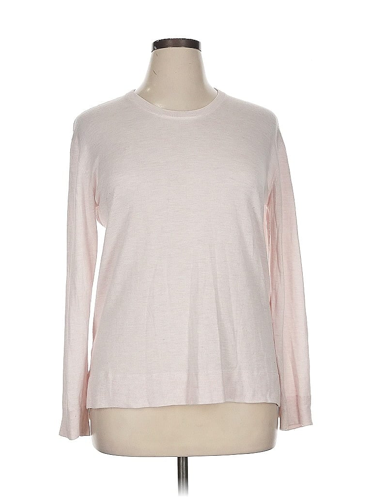 Pre-owned M Magaschoni Long Sleeve T-shirt In Pink