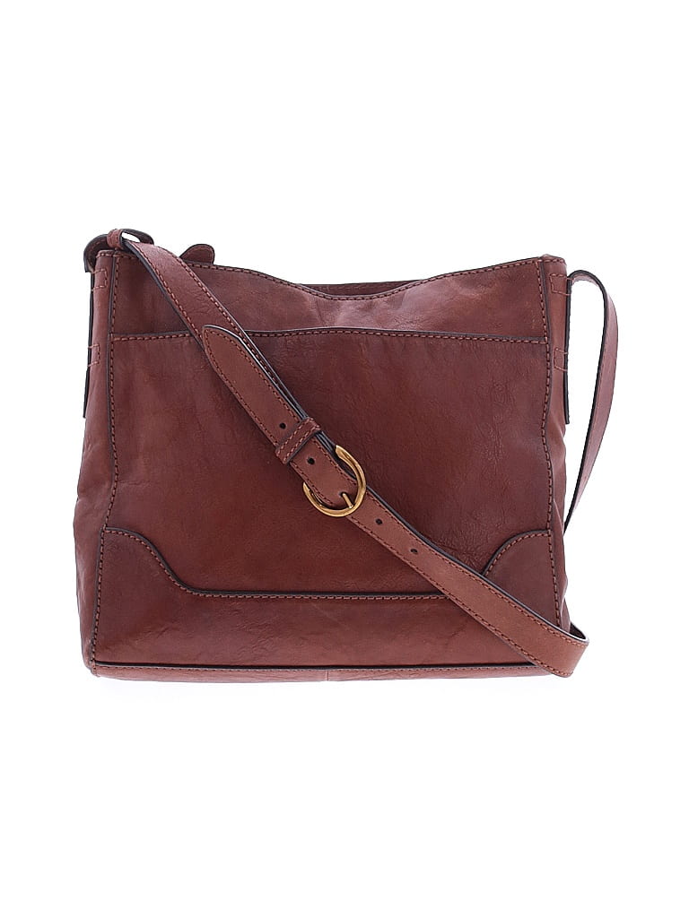 FRYE 100% Leather Brown Leather Crossbody Bag One size - photo 1