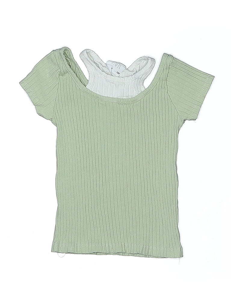 Zara Green Short Sleeve T-Shirt Size 6 (big kids) - photo 1