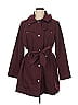 London Fog 100% Polyester Burgundy Trenchcoat Size XL - photo 1