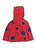Baby Boden 100% Cotton Polka Dots Red Raincoat Size 18-24 mo - photo 2