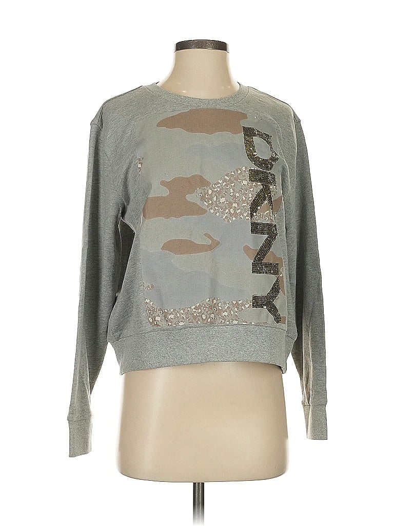 Click to view more detailed imagery on our partner's website Pre-owned Dkny Sweatshirt In Gray