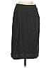 St. John Solid Gray Wool Skirt Size 4 - photo 1