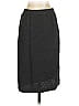 St. John Solid Gray Wool Skirt Size 4 - photo 2