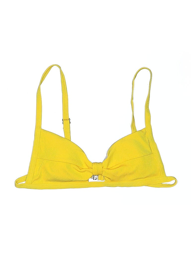 Zaful Yellow Swimsuit Top Size 8 - photo 1