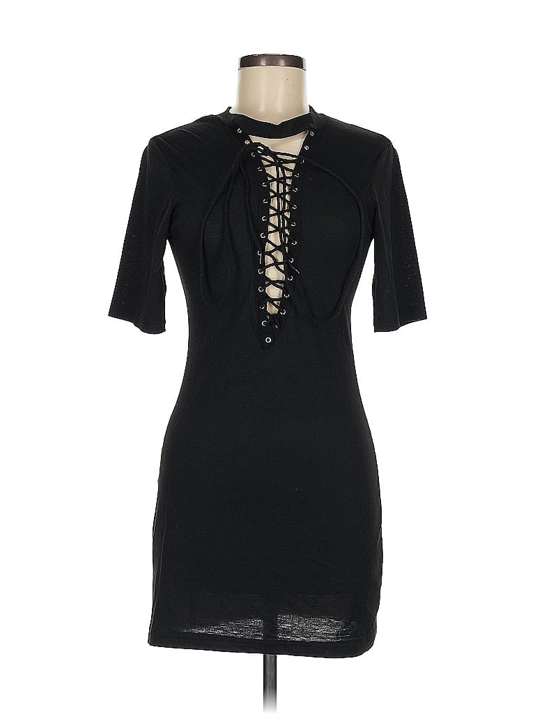 Love & Other Things Black Casual Dress Size 6 - photo 1