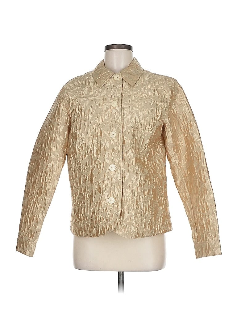Pre-owned Coldwater Creek Jacket In Gold